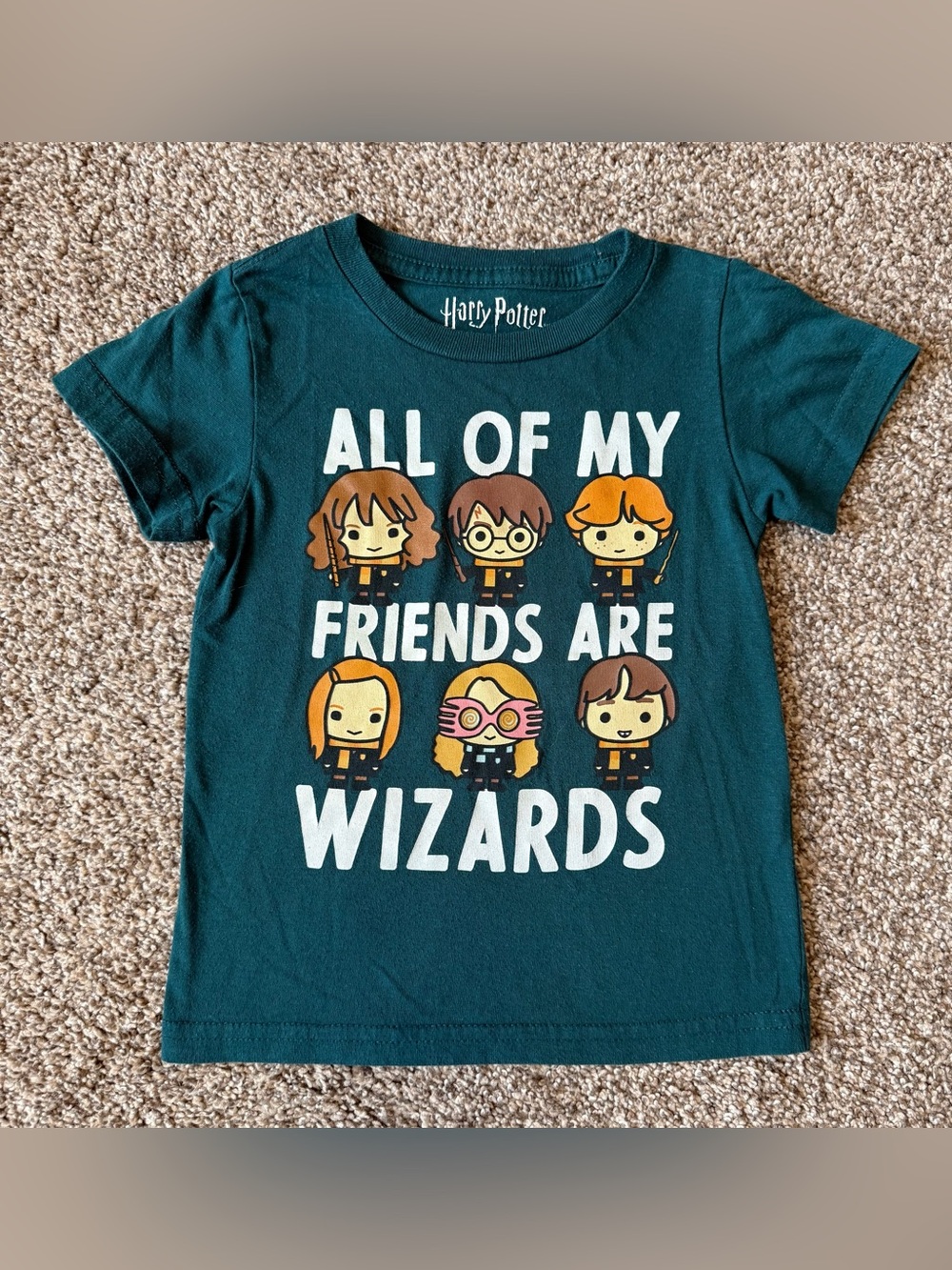 Harry Potter “All My Friends Are Wizards” Toddler Unisex T-shirt 2T